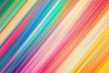 Obraz premium Minimalist colorful bright lines abstract background