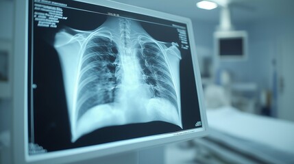 Detailed Chest CT Scan of Lung Patterns