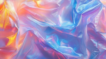 Obraz premium Abstract iridescent fabric texture. Use for background, backdrop, or website design.