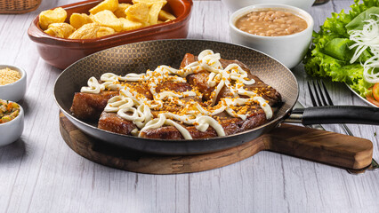 steak with cream cheese
