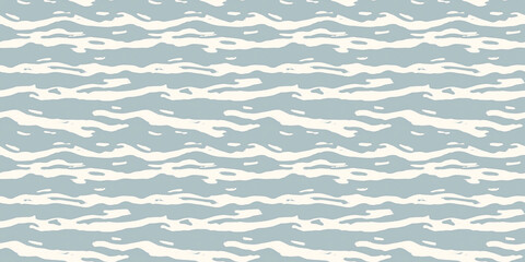 Obraz premium seamless pattern of water surface with white ripples, this vector illustration features a simple flat design with minimalism and organic design