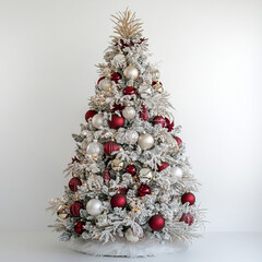 christmas tree and decorations