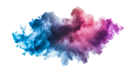 A nebula in space, a colorful cosmic nebula with various hues, is a beautiful cosmic phenomenon.