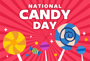 Happy National Candy Day with sweet candy