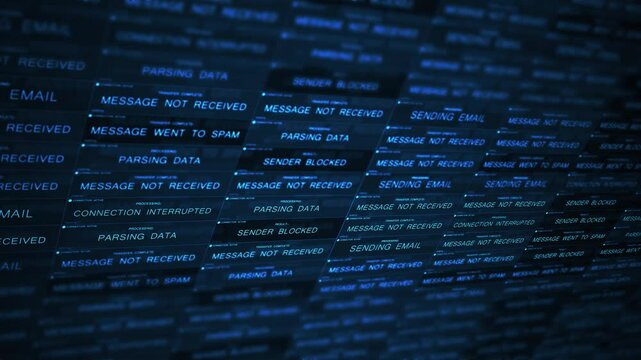 Email Data Transfer Database over Internet Connection - Blue Cold Version 2