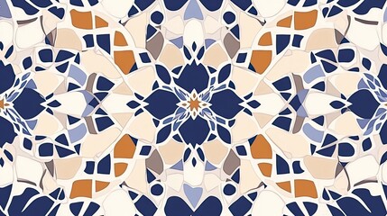 Seamless geometric pattern in authentic arabian style.