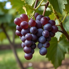 A bunch of green and black grapes, Fresh grasp images