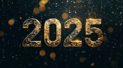 text "2025" isolated warner brothers text style, ai