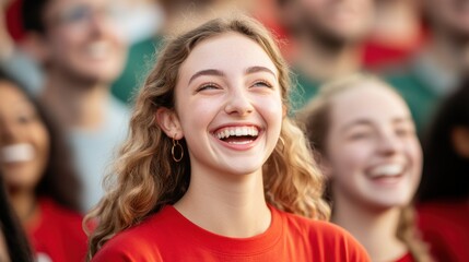 Joyful Students Sharing Laughter Together