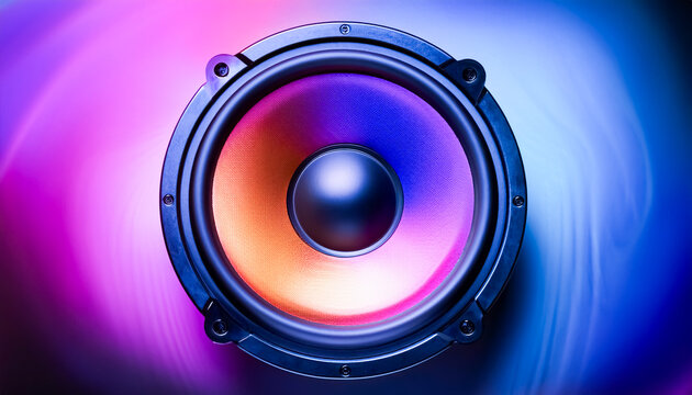 speaker, colorful, unit, music, concept, sound, illustration, design
