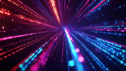 Naklejka premium Abstract Light Streaks