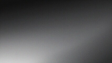 Obraz premium Black grainy gradient abstract background, noise texture effect, banner poster header design