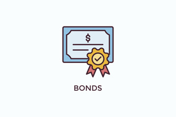 Bonds Vector Icon Or Logo Illustration