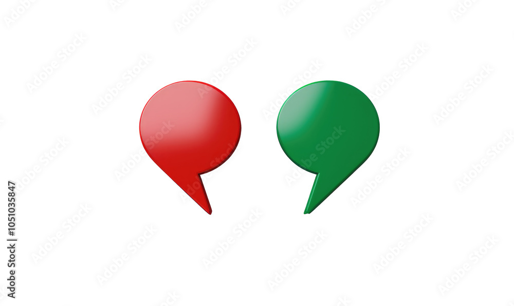 Sticker check marks on transparent background