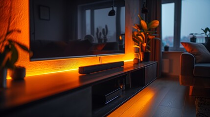 A modern apartment living room