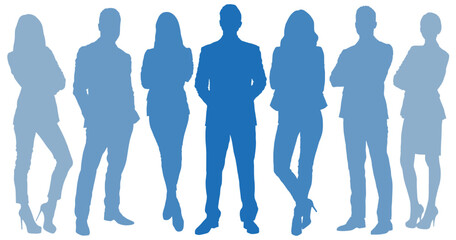 People silhouettes 131