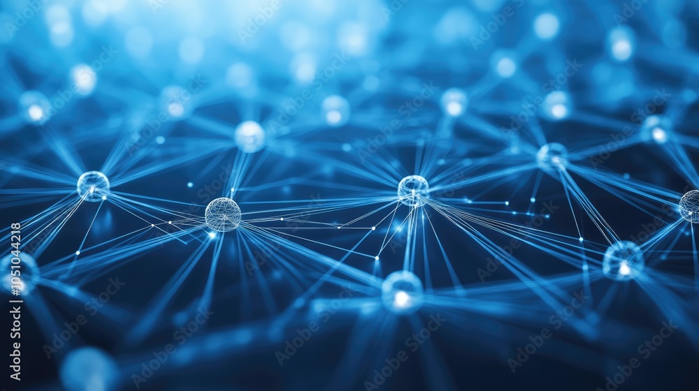 Poster exploring the intricate web of connectivity a visual representation of networks in the digital age