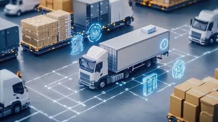 The future of logistics smart transportation and automated supply chain management in the digital age