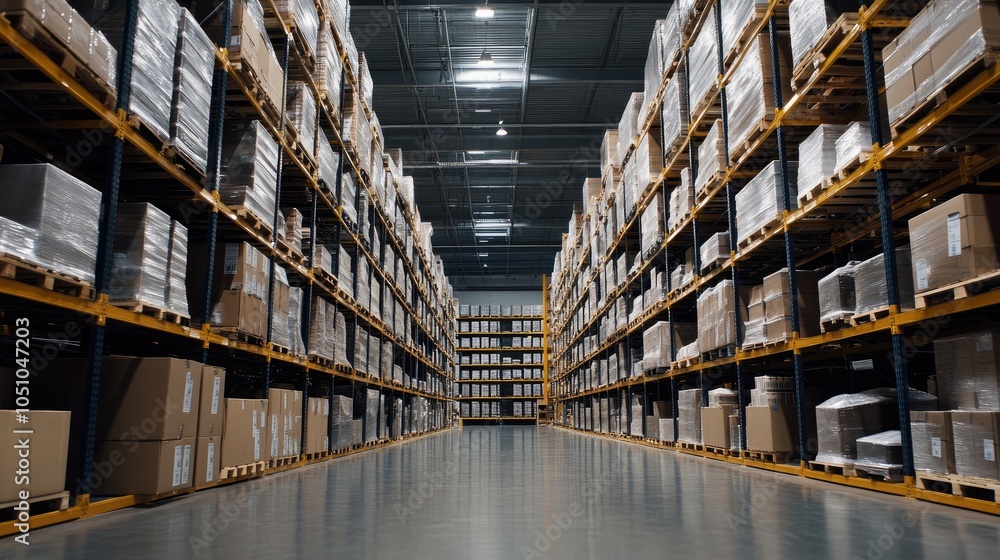 Poster efficient warehouse management a look at modern storage solutions and inventory practices