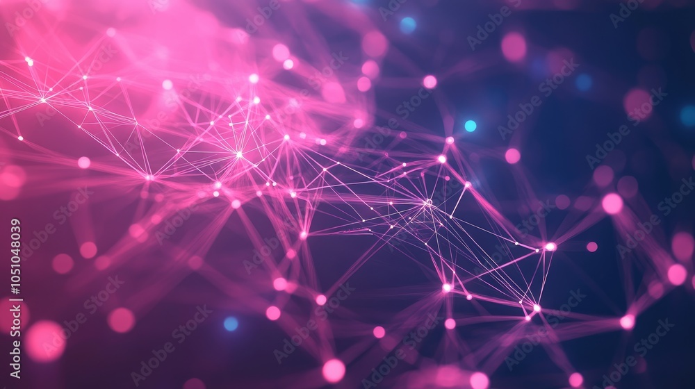 Poster exploring the intricacies of network connections a colorful visualization of data interactions and r