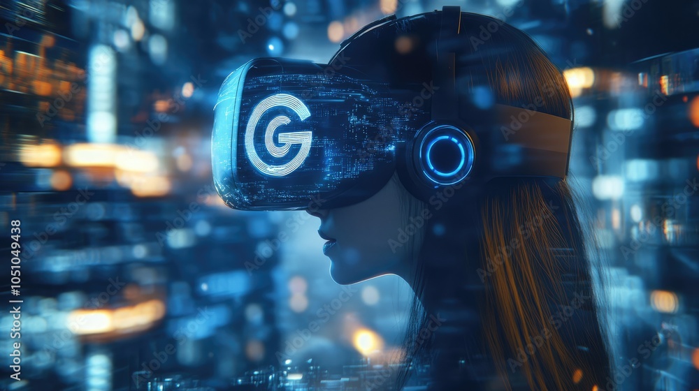 Poster exploring the future of virtual reality the intersection of technology and human experience in a dig