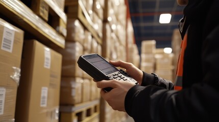 Efficient inventory management using handheld devices in warehousing operations