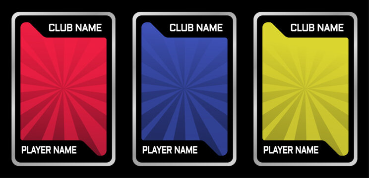 card design border template with circus theme and silver, gold and ruby colors. card game, card border 