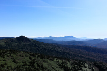 八幡平　10月　青空