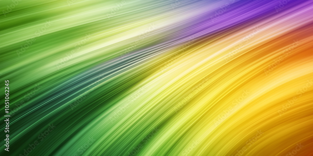 Poster colorful flowing lines creating abstract background design