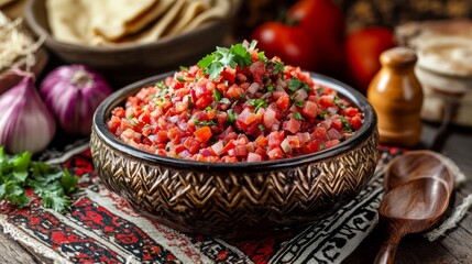 Creative Middle Eastern Cuisine With Rustic Plating