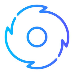 hurricane gradient icon