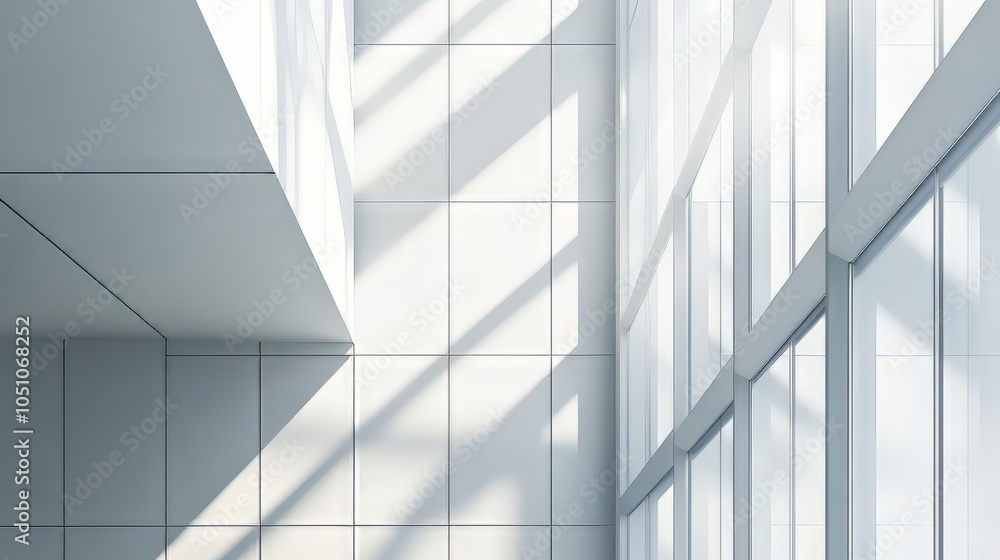 Poster abstract modern architecture background. texture, pattern, geometry. architecture modern. ultra real