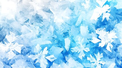 Obraz premium Frosty Blue Ice Texture for Winter Theme Backgrounds