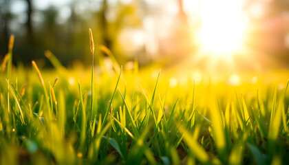 grass and sun