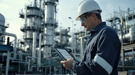 A man wearing a hard hat