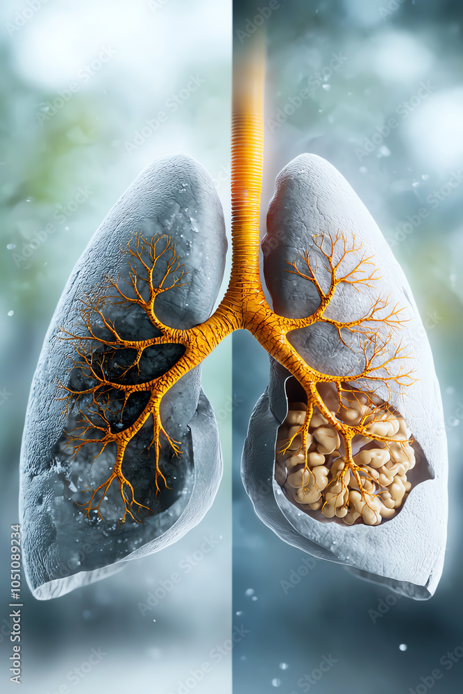 Aufkleber exploring the intricate structure and functionality of human lungs a deep dive into respiratory heal