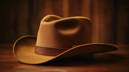 Cowboy hat. Western theme background