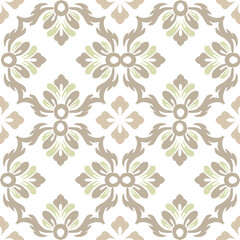 Brown and white embroidery, motif ethnic ikat seamless textile illustration, print striped ornament, pattern, design for wrapping, silk, scarf, clothing, rug, textile, carpets, curtains.