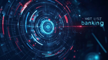 Fototapeta premium SHOTLISTbanking concept business and financial targets 2025, AI generated image