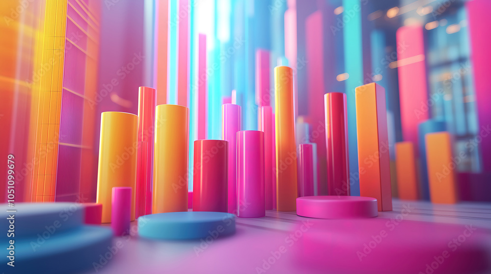 Aufkleber interpreting statistical data to navigate economic trends and market dynamics