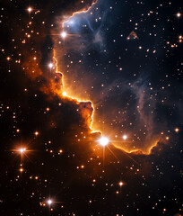 Galaxy Star Night: A Captivating Background Showcasing the Wonders of the Cosmos