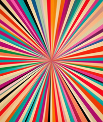 Starburst ray pattern: Energize your senses with a dazzling, radiant burst of light