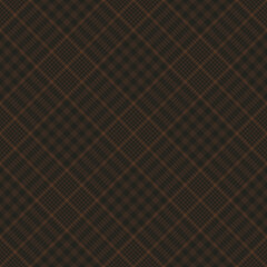 Retro Dark Academia Plaid Check Seamless Pattern - Cute plaid check repeating pattern design