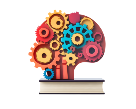 Skill Development Icon, Educational Concept Design, Transparent PNG,  clipping path