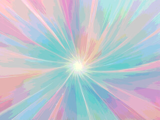 Fototapeta premium abstract pastel motion of radial blurred for background illustration