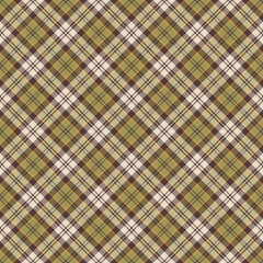 Plant Lady Plaid Check Seamless Pattern - Cute plaid check repeating pattern design