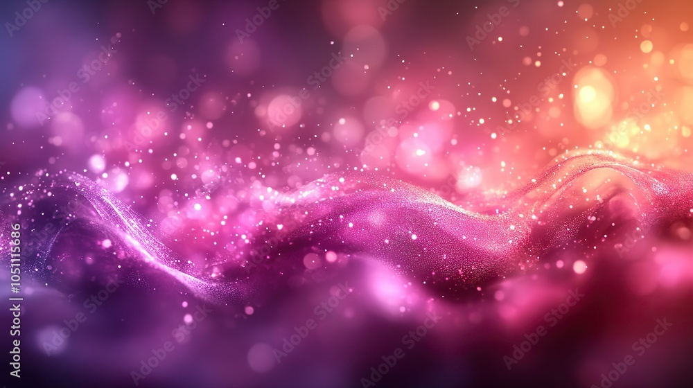 Aufkleber blurred purple background with soft gradient effect, creating calming and subtle visual backdrop.stock photo