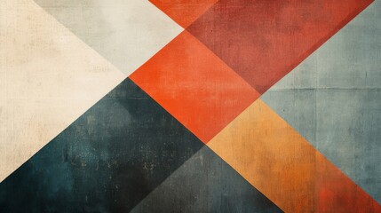 Obraz premium Abstract Geometric Pattern with Textured Background