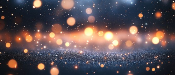 Obraz premium Abstract Background with Glittering Gold and Blue Tones