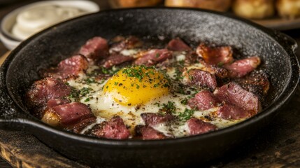 Rustic Breakfast with Vibrant Colors and Flavor